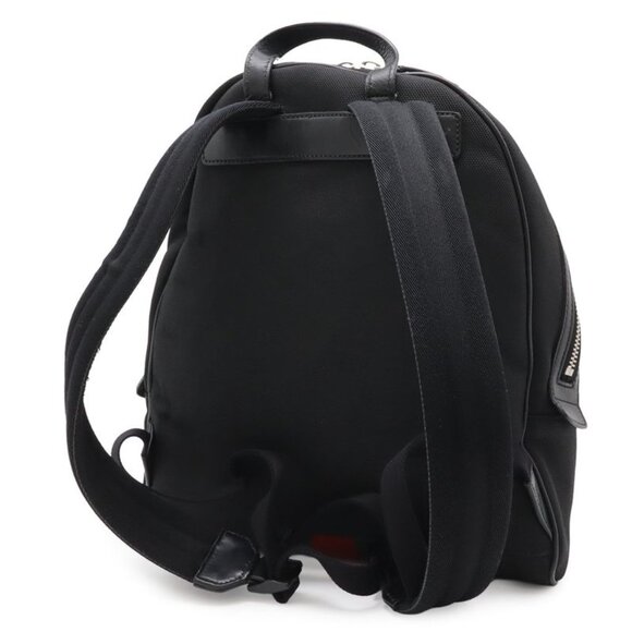 Gucci Sherry Backpack Leather Canvas Black Green Red main image 7